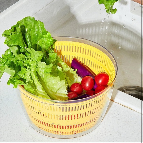 Fruit🫐/ Veg🥕Electric⚡️Salad🥗Spinner 4.2-Quart Washer w Bowl & Colander - Picture 7 of 10